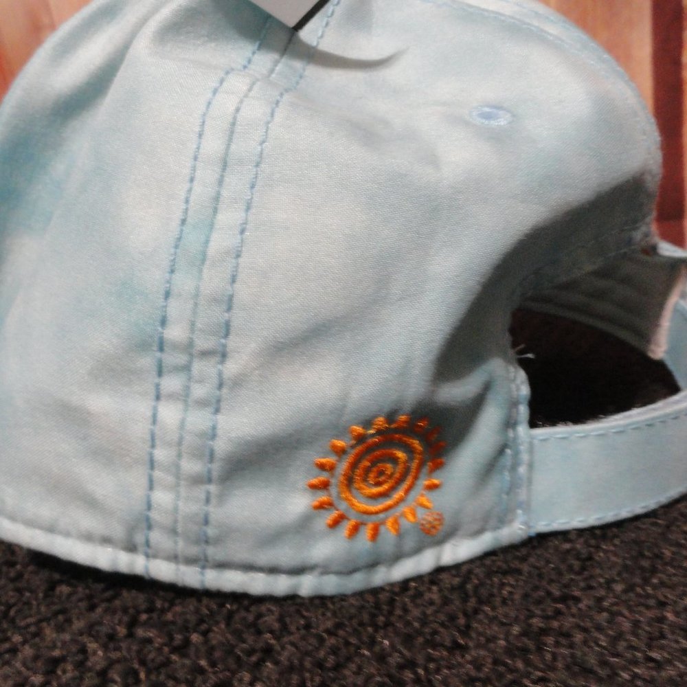 Dog is love Colorful Dog ball cap~EUC~tie dye blue, hook & loop back~Dog… - Picture 4 of 8